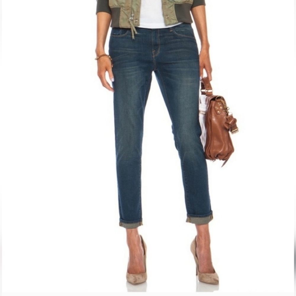 Frame Le‎ Garçon Garcon Mid-Rise Boyfriend Jeans in Roxbury Size 24